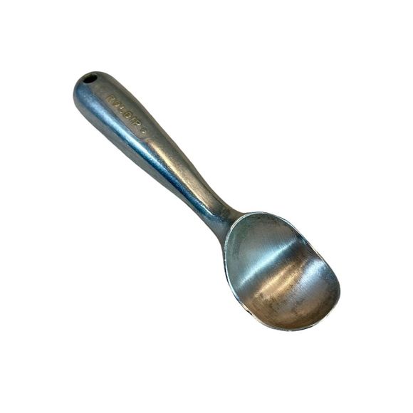 Vintage Nuroll Roldip Aluminum Ice Cream Scoop Gray 1920s-40s Classic Design - Picture 8 of 11